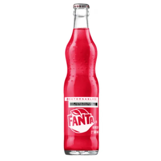 MEXICAN SODA FANTA STRAWBERRY 16 OZ